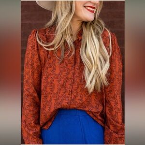 Compañia Fantastica Tiger Button Down